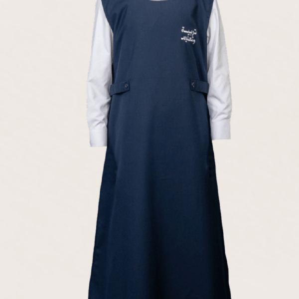 Girls Navy Straight Dress
